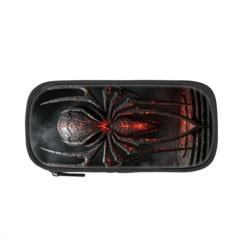 trousse de rangement grande capacité spider learn, trousse à crayons pour étudiants, trousse à maquillage pour filles, pratique