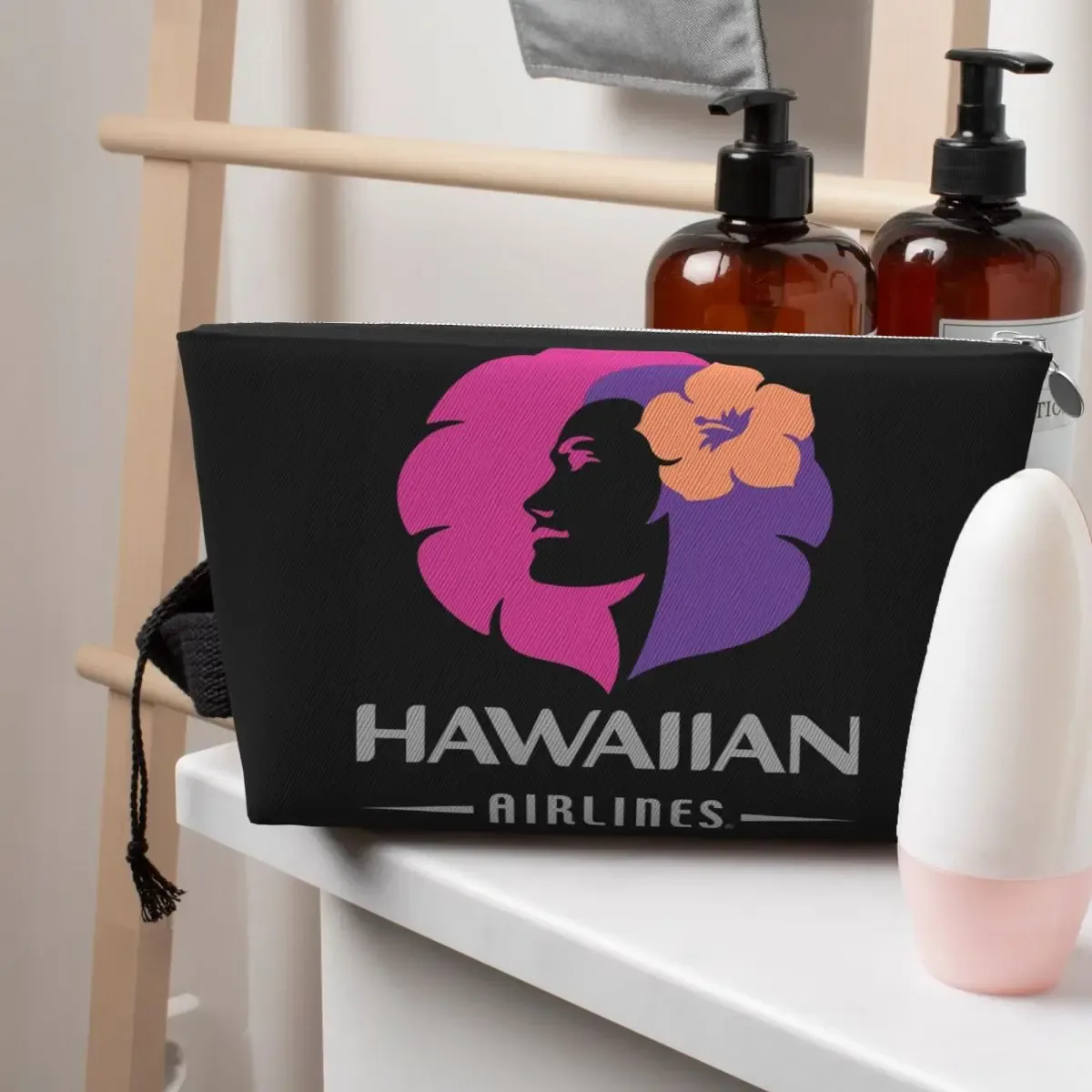 Hawaiian Airlines Herc voyage fin du sud été vente femmes sac cosmétique voyage maquillage organisateur pochette de rangement de toilette