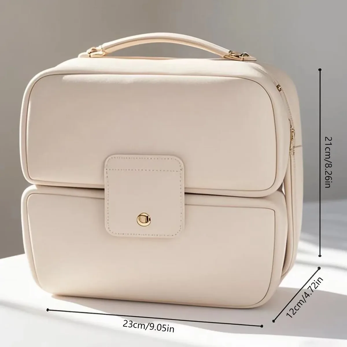 trousse de maquillage 3 en 1, grande capacité, organisateur de cosmétiques de voyage, portable, étanche, pochette de rangement de toilette multifonctionnelle