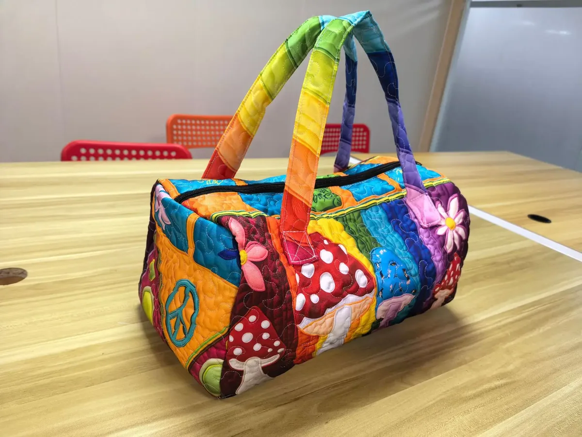 nouveau modèle de sac de voyage matelassé 3d hippie vibe