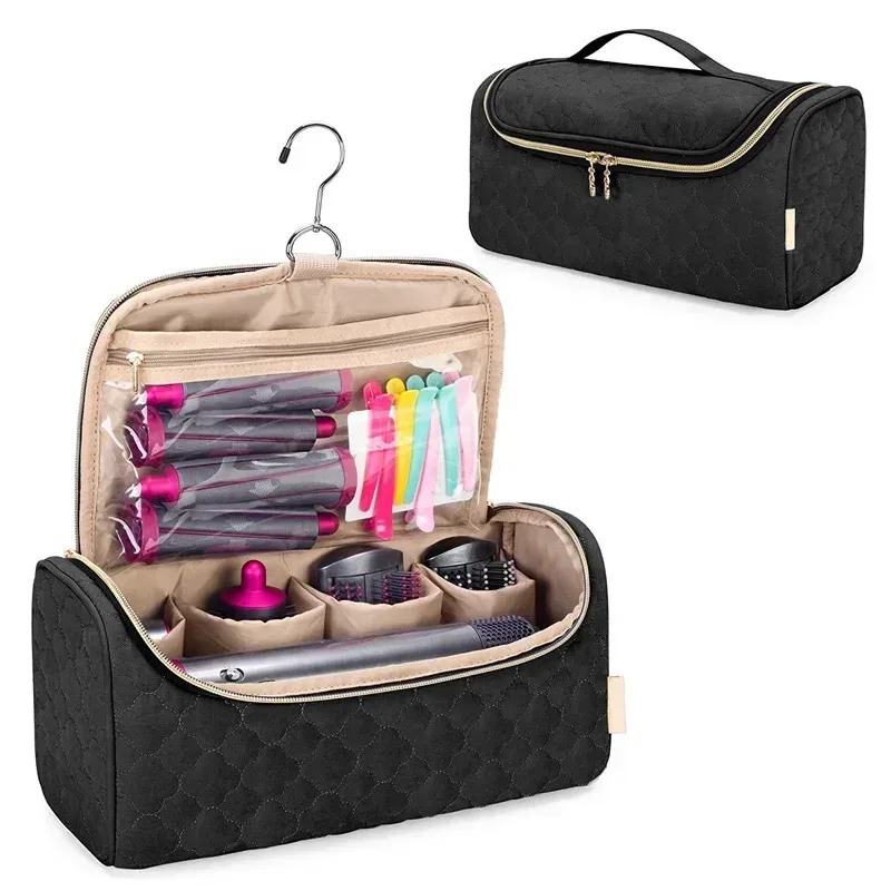 mallette de rangement de voyage organisateur pour dyson airwrap sac de maquillage portable fer à friser sèche-cheveux sac anti-poussière pochette sèche-cheveux étui