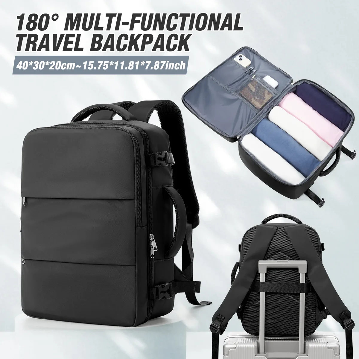 sac à dos pour ordinateur portable voyage 40x30x20 ryanair pochette d'ordinateur hommes femmes affaires sac de cabine étanche sac à dos sac d'école