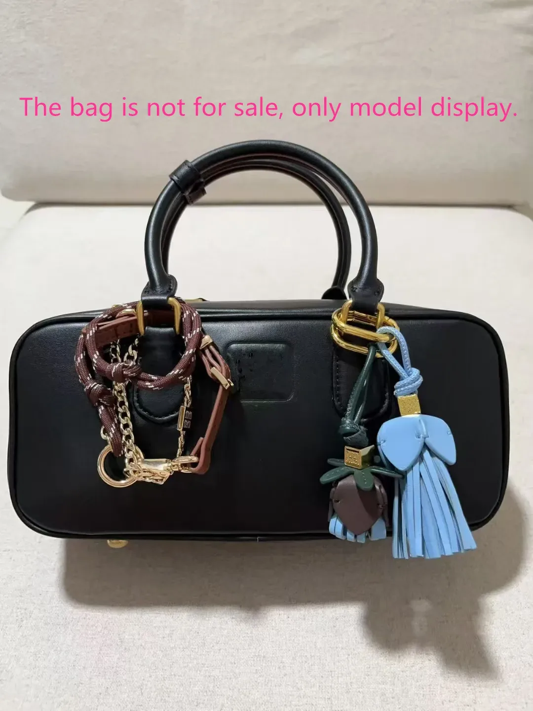 Nouveau cuir gland belle fleur pendentif sac charme suspendu décoration ornement pour sac à main design sac à dos voiture sac à main porte-clés