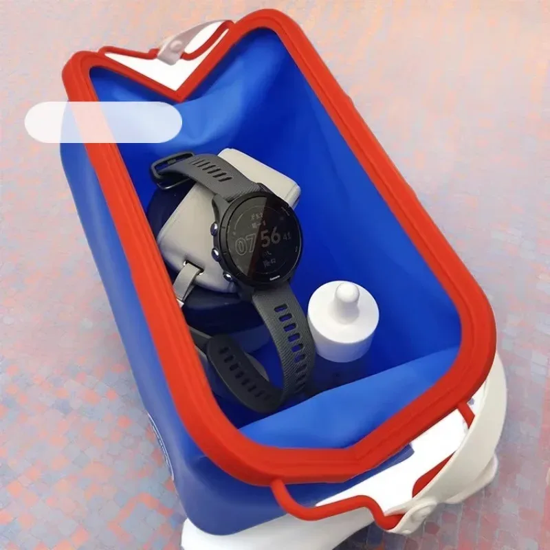 Sac de sport en silicone, sans odeur, résistant à la sueur, lavable, multi-usages, pour centre de fitness, imperméable, facile à nettoyer