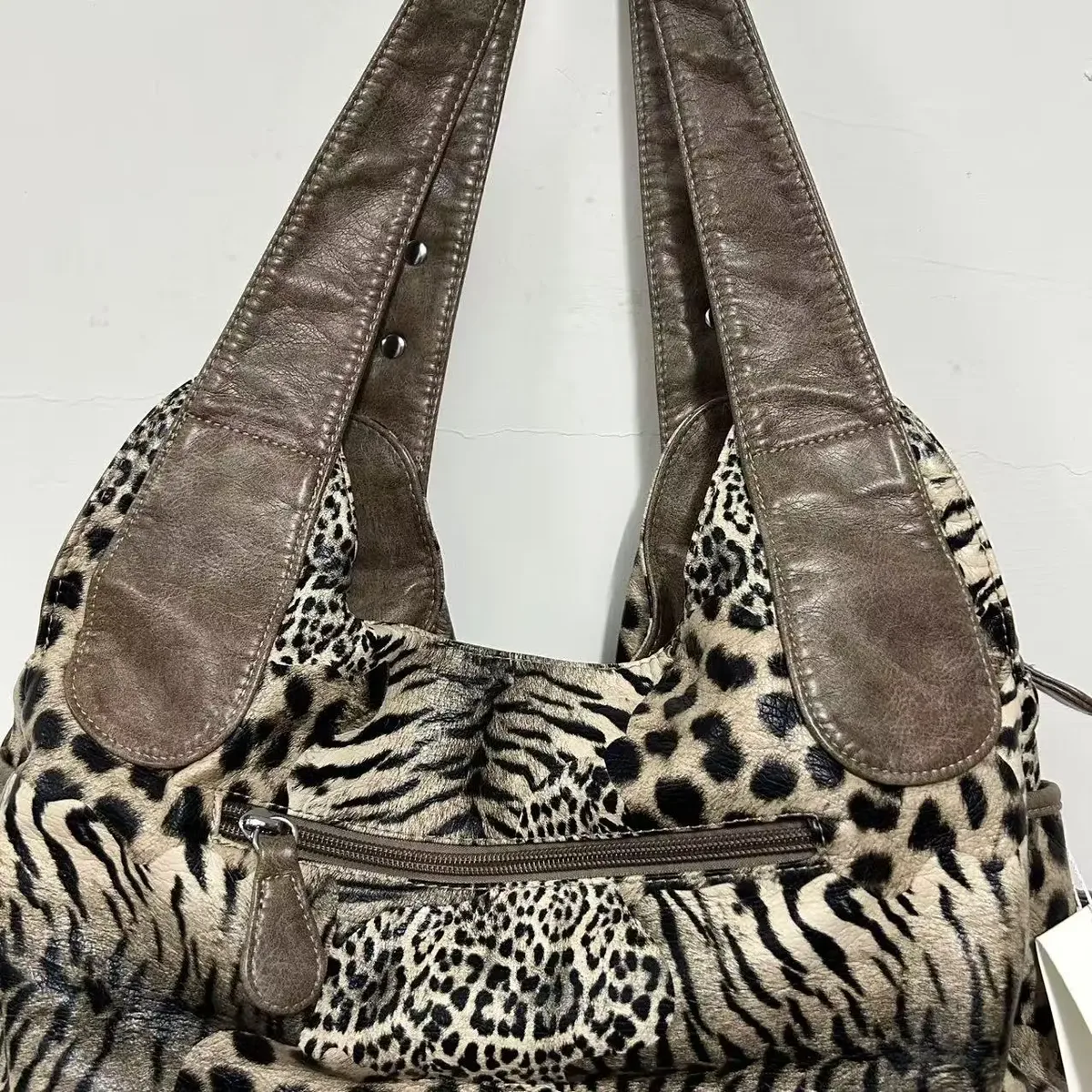 sacs à main pour femmes, grand sac à bandoulière pour femmes, sac à main à imprimé léopard, sac à main tendance, sac à bandoulière de type « dumpling », sac cabas, sac à main de style « hobo ».