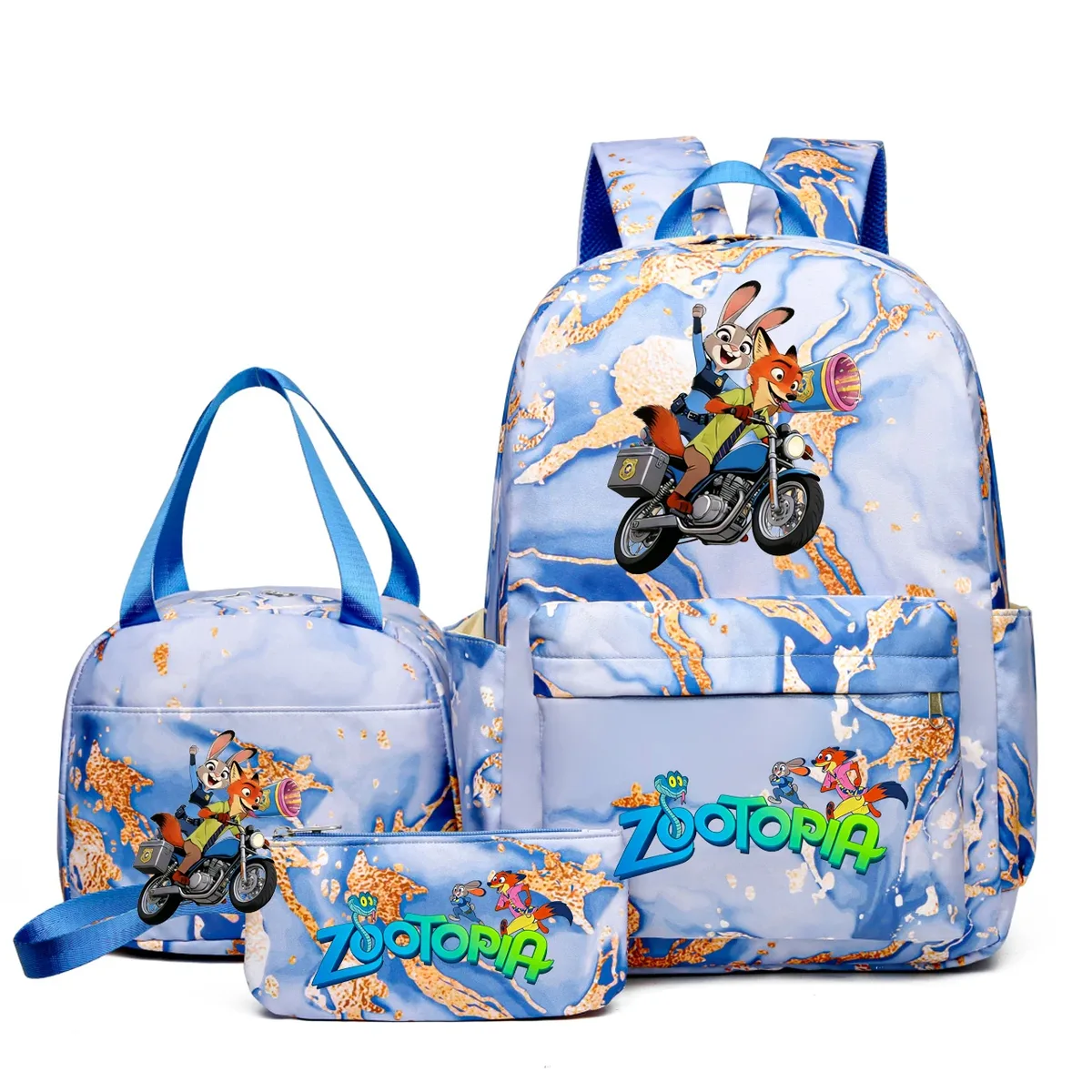 sacs à dos katseye music 3 pièces pour femmes et filles, sacs à dos de voyage et d'extérieur dégradés avec sacs à déjeuner, légers, pour adolescents, ordinateur portable, mochila