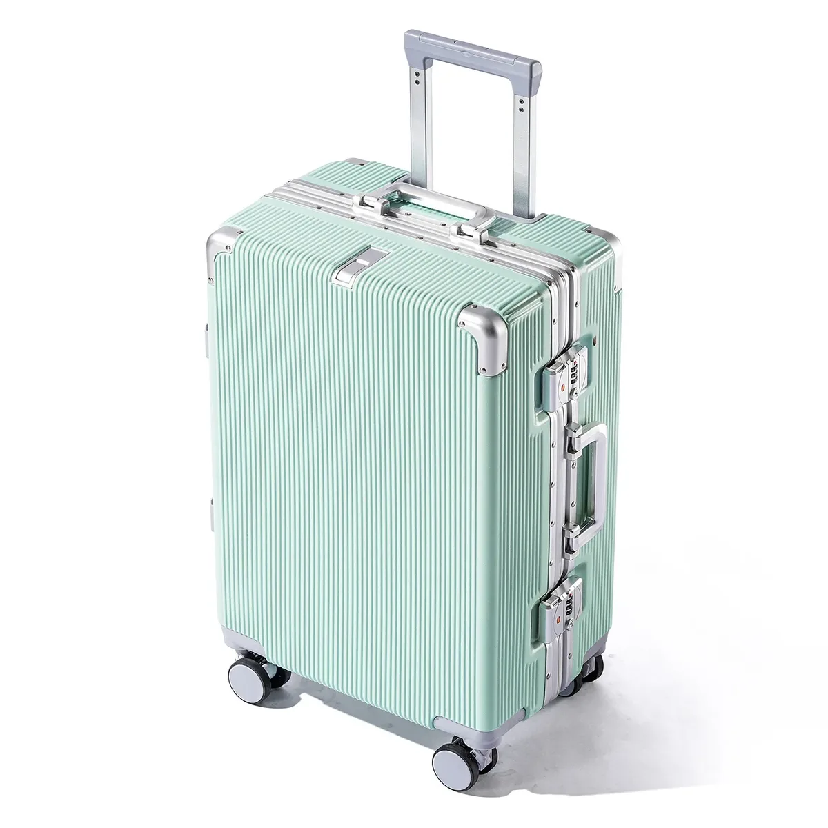 valise de grande capacité 16 "/20"/22 "/24"/26 "/28", bagages roulants à la mode, cadre en aluminium de voyage avec sacs à roulettes en alliage