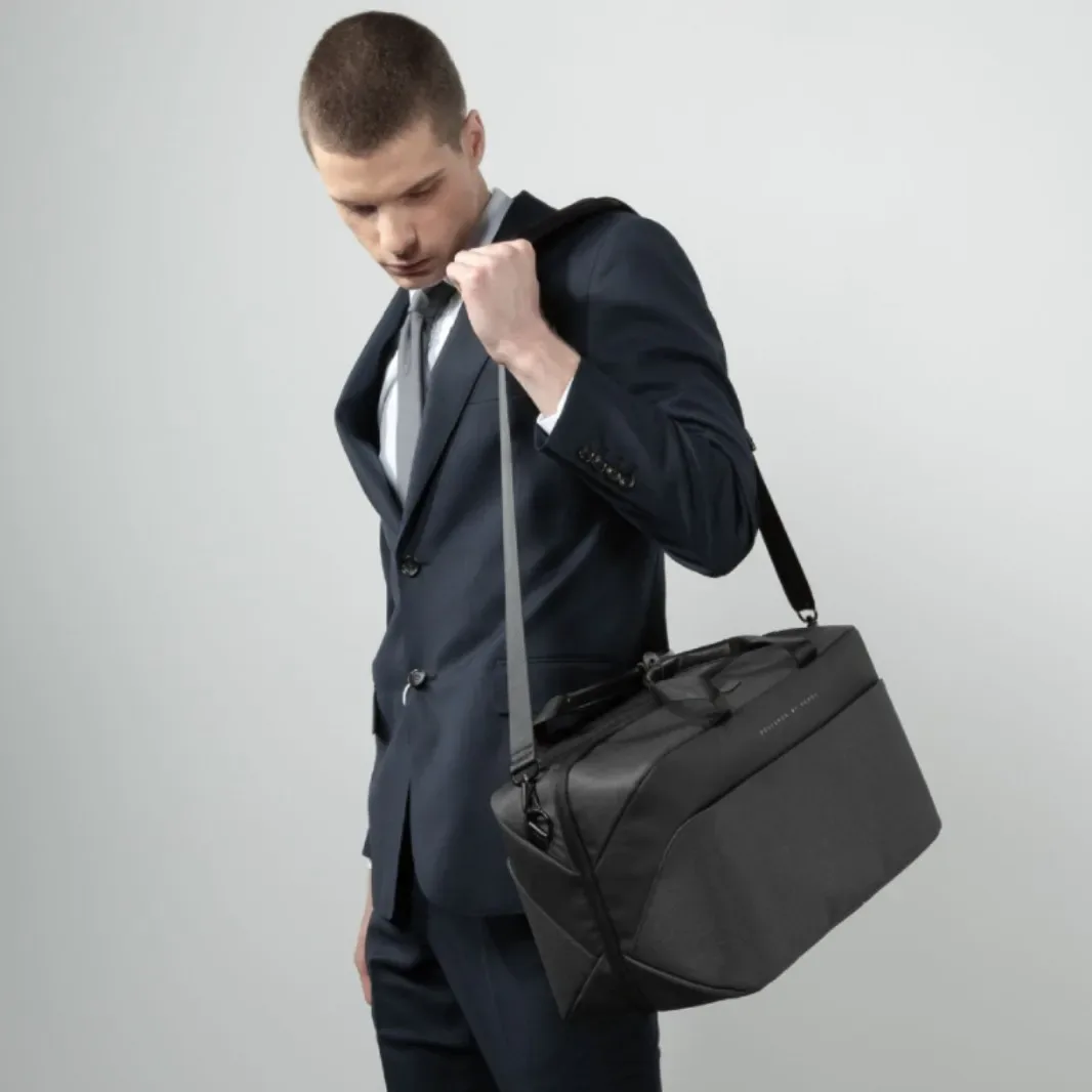 Nouveaux porte-documents pour hommes, pour ordinateur portable de 15,6 pouces, sac de voyage pliable, sac à main, sac d'affaires imperméable avec port de chargement USB-C