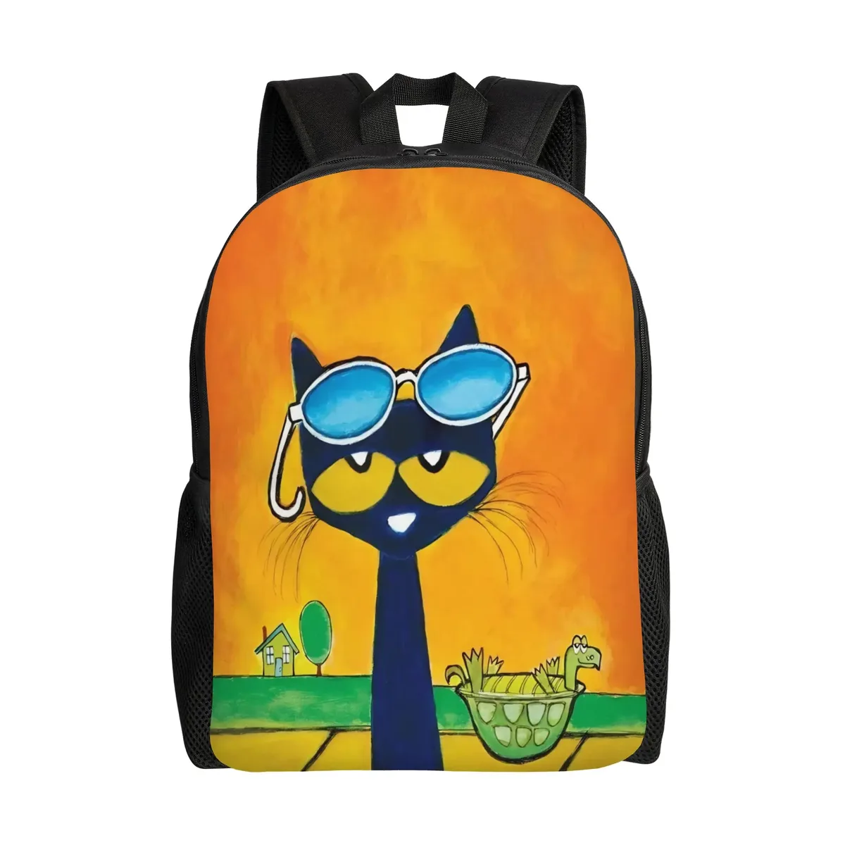 sac à dos classique petes cartoon cats, cadeau idéal pour le lycée, les affaires, sac à dos mignon pour hommes et femmes, sacs en toile pour l'université.
