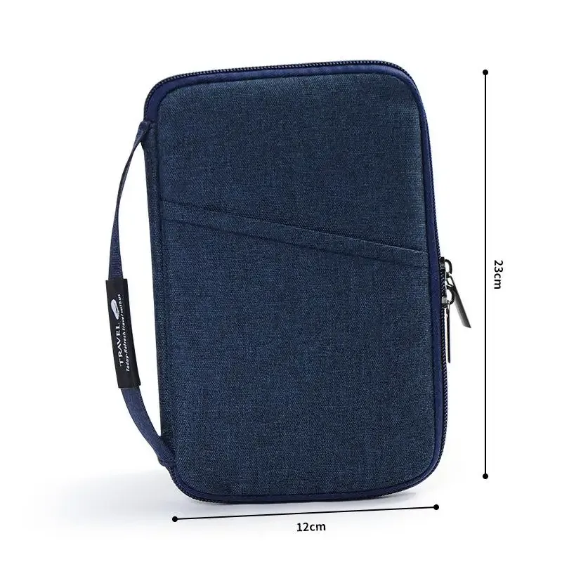 porte-passeport de voyage étanche avec protection rfid, organiseur familial avec plusieurs emplacements pour cartes - portefeuille de voyage familial