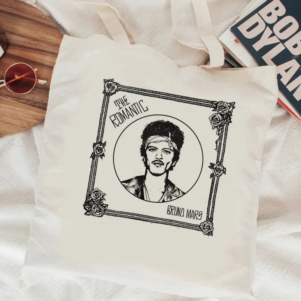 sac fourre-tout bruno mars y2k personnalisable, sacs en tissu pour le shopping, les courses, femme