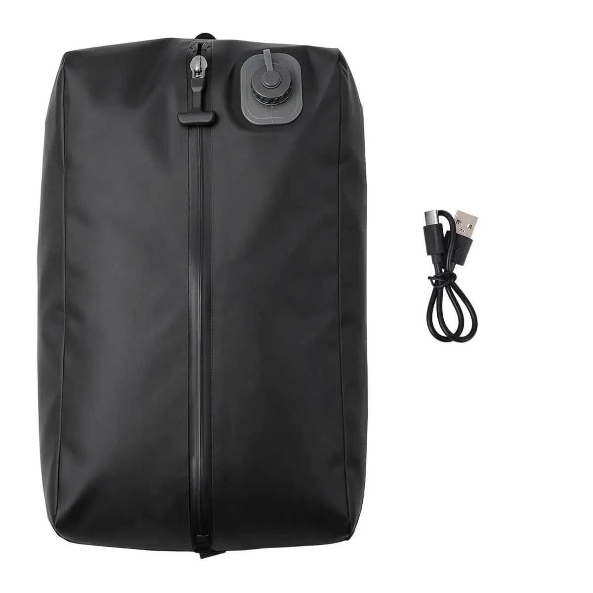organisateur voyage nylon rose lignes verticales motif gris sac compression anti fuite durabilité camping affaires déménagement rangement vêtements literie