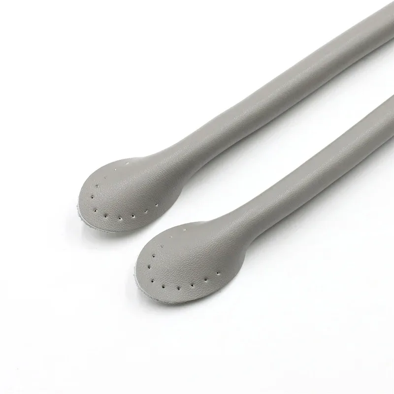 2 poignées en cuir de vachette durables de 40, 50, 60 cm, sangle détachable pour sacs à bandoulière, poignée en forme de feuille, sangle de remplacement diy faite à la main pour sac à main