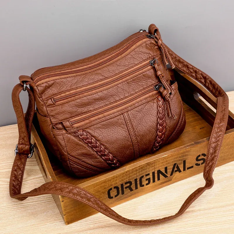sacs messagers assortis pour femmes, sacs à bandoulière en cuir pu, cadeau à la mode pour filles et femmes d'âge moyen, meilleures ventes