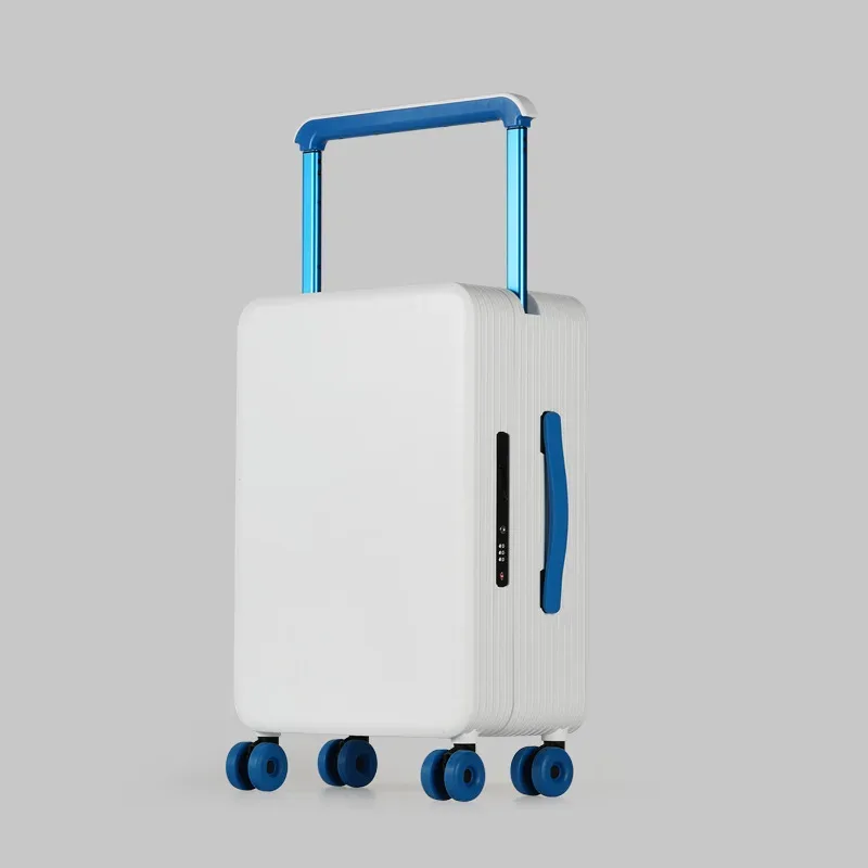 nouvel ensemble de bagages 2026 à poignée large, valise à roulettes avec boîte à maquillage, robuste et durable, pour voyages