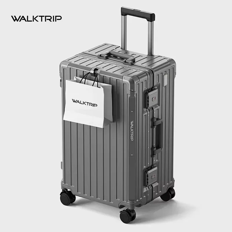 valise de voyage de luxe, haute qualité, matériau pc épaissi, bagage à roulettes avec cadre en aluminium, serrure tsa, 20/24/26/28/30 pouces