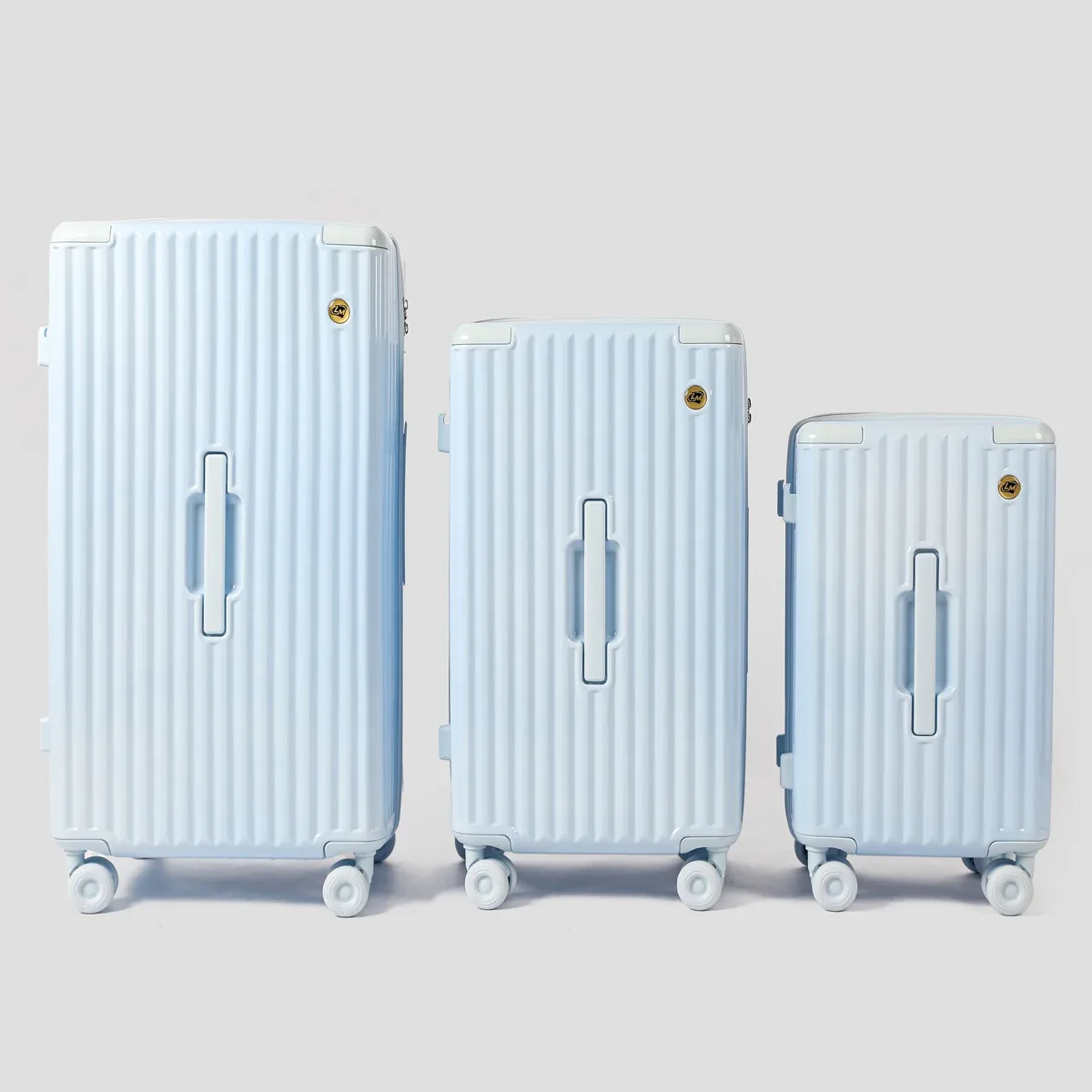 valise à roulettes bunnyfly de 20 pouces, grande capacité, en polycarbonate, avec roues universelles silencieuses, couleur bonbon