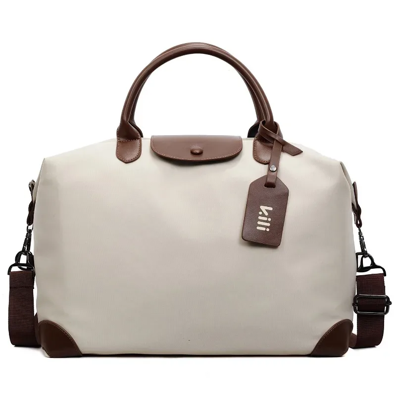 grand sac de voyage avec compartiment sec/humide, idéal pour la gym, le yoga, les week-ends, les séjours d'une nuit, bagage cabine avec compartiment à chaussures, sac à bandoulière