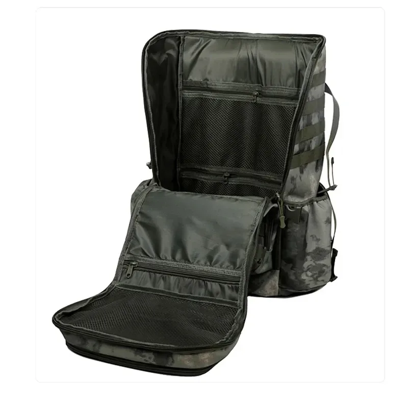 40l sac à dos tactique randonnée hommes fans en plein air camouflage sac à dos grand alpinisme camping multi-fonctionnel sac de sport