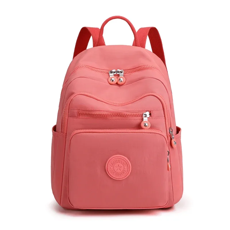 mochila feminina mini sac à dos pour adolescente, sac à dos décontracté en nylon imperméable pour femmes, sac à dos de poitrine 2018