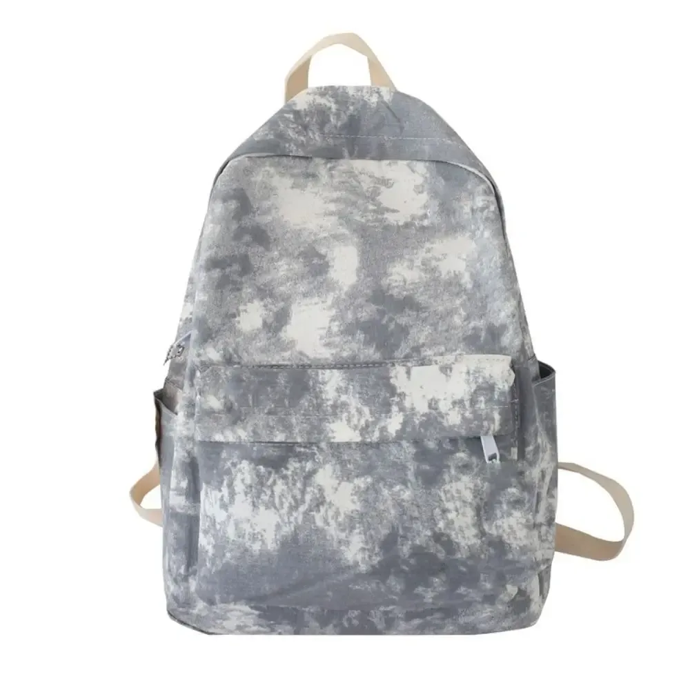 sac à dos polyvalent en nylon, noir, gris, blanc, rouge, sac de voyage étanche, grande capacité, sac d'ordinateur lavable, sac d'école unisexe