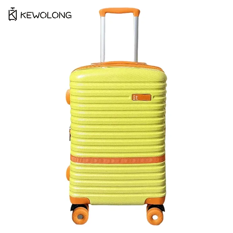 nouvelle valise spinner aux couleurs vives 20/25/29 pouces, bagage rigide grande capacité avec serrure tsa et 4 roues silencieuses