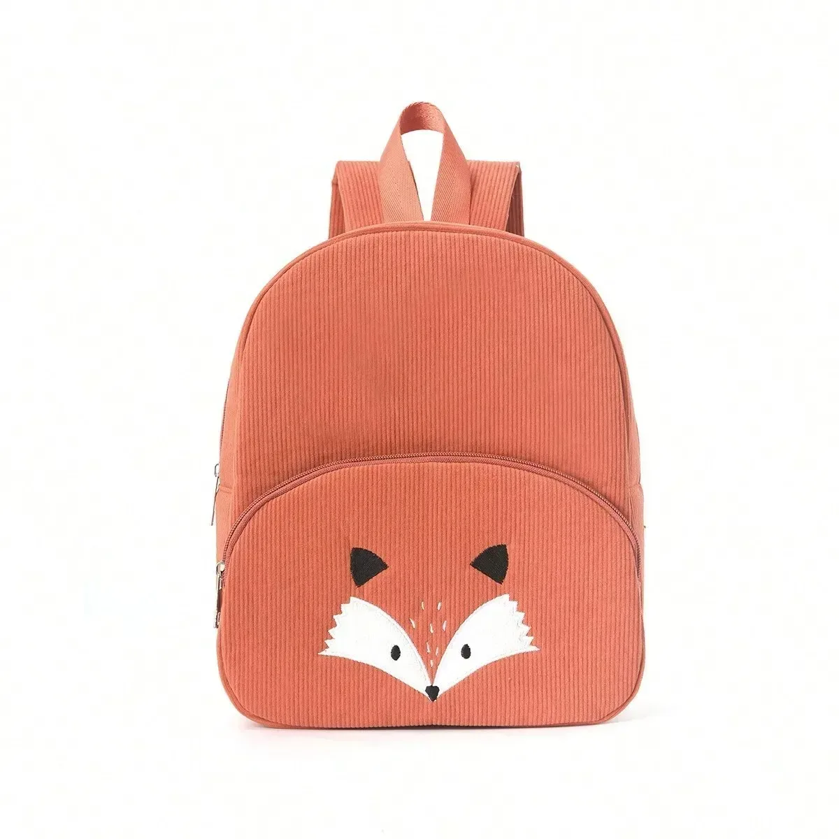 sac à dos pour tout-petits avec nom personnalisé, sac en velours côtelé ours de dessin animé de grande capacité, sac à dos en peluche avec nom brodé pour enfants