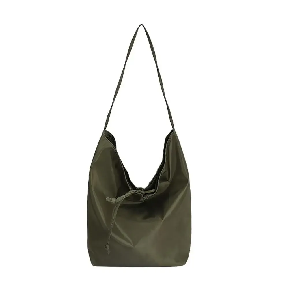 grand sac fourre-tout avec porte-monnaie, fermeture à cordon réglable, bandoulière souple, polyvalent pour le shopping, les voyages et les trajets quotidiens