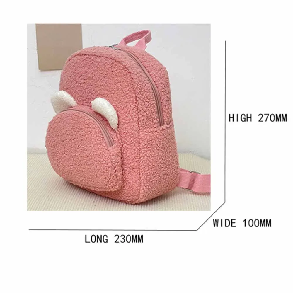 nouveau sac à dos en peluche ours mignon 2026, sac d'étudiant, cadeau d'anniversaire unique personnalisé fait main, sac de promenade brodé avec nom