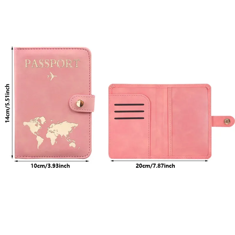 porte-passeport de voyage pour hommes et femmes, organiseur essentiel pour cartes de crédit, étui de rangement - accessoires de voyage compacts