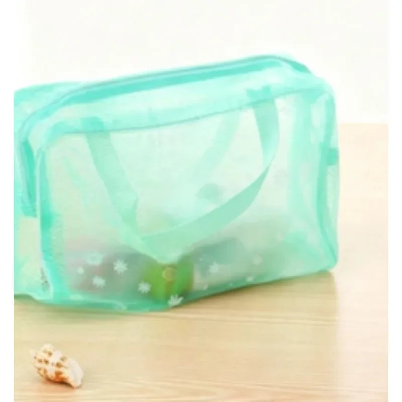 sac de rangement pour cosmétiques et articles de toilette, pochette de voyage pour maquillage et plage, organisateur, 1 pièce
