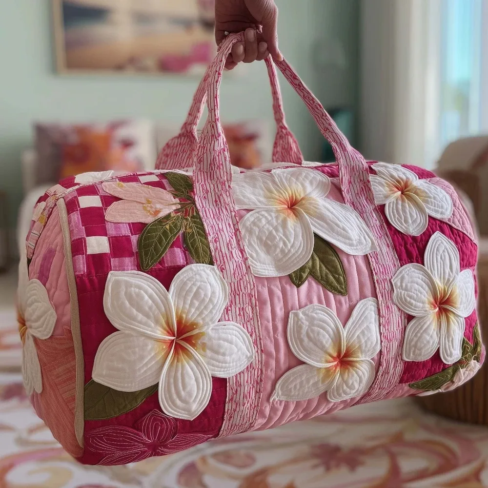 sac fourre-tout matelassé à motif de livre imprimé en 3d, sac de voyage à motif floral en relief, sac de week-end vintage, sac de sport, sac de yoga, sac de voyage pour la nuit