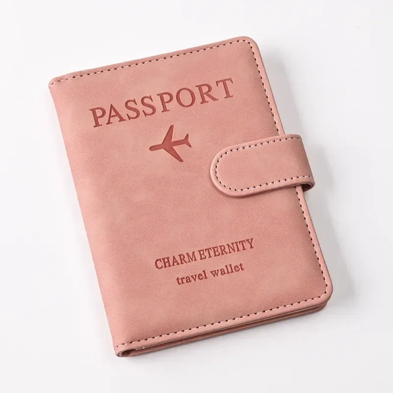 porte-passeport couverture portefeuille en cuir pu voyage étui pour cartes de crédit accessoires de voyage pour femmes hommes étui porte-carte de visite