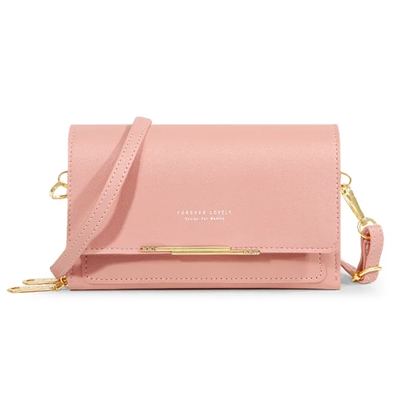 portefeuille coréen pour femmes, sac à main multi-cartes, grande capacité, sac à bandoulière décontracté, paquet de téléphone portable, nouveau style à la mode