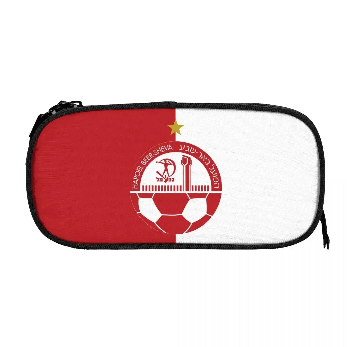 Hapoel Beer Sheva Big Capacity Pencil Pen Case Office College School Large Storage Bag Pouch Holder Box Organizer
