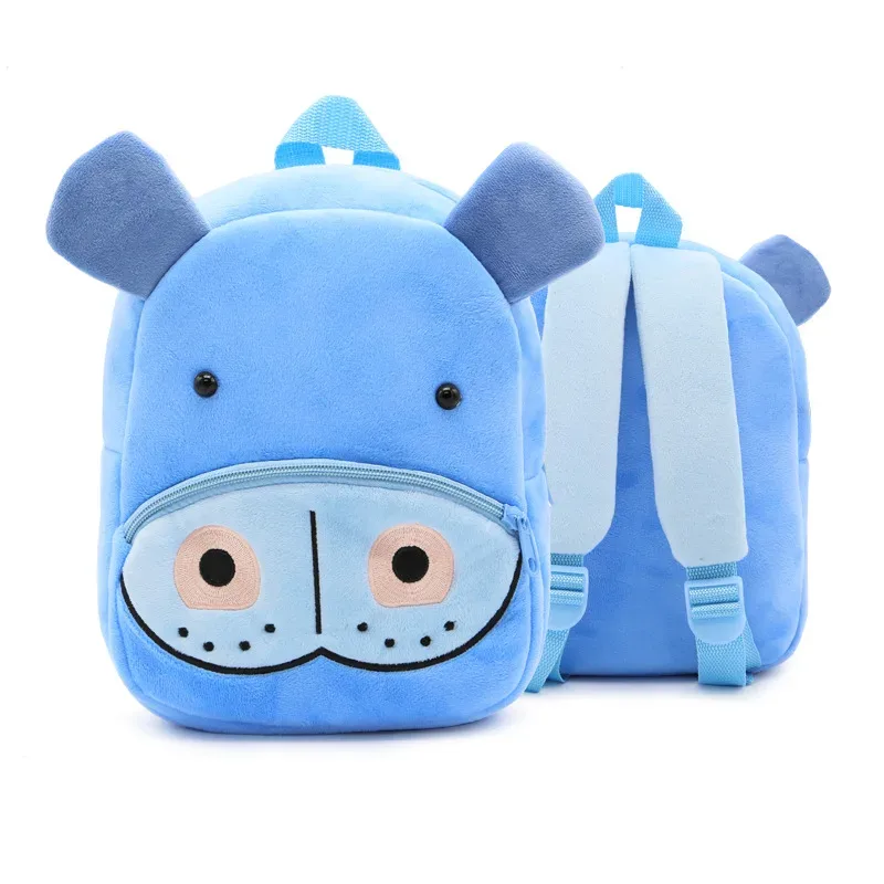 sac à dos créatif en peluche pour enfant, observateur, mignon, animal de dessin animé