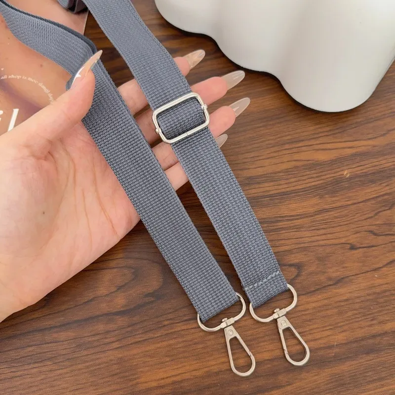 sangle de sac à bandoulière en nylon noir, ceinture détachable de remplacement réglable pour femmes et hommes, sacoches à poignée, ceinture de sac à main