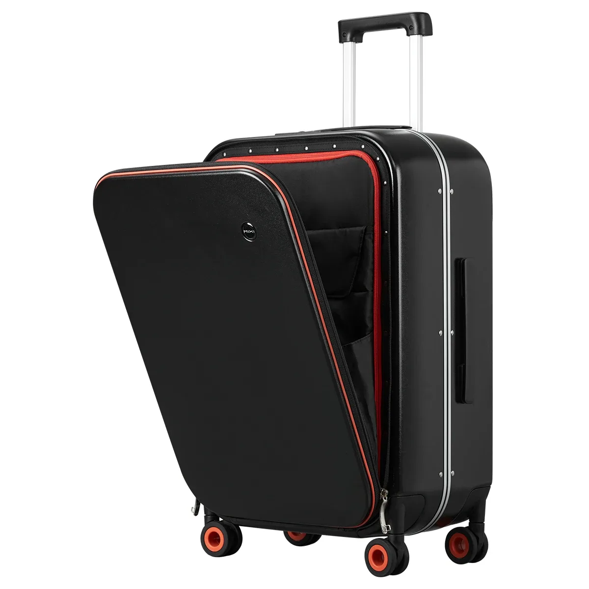 mixi marque design de luxe valise à main en polycarbonate voyage bagage roulant avec roues spinner serrure tsa 18 20 pouces