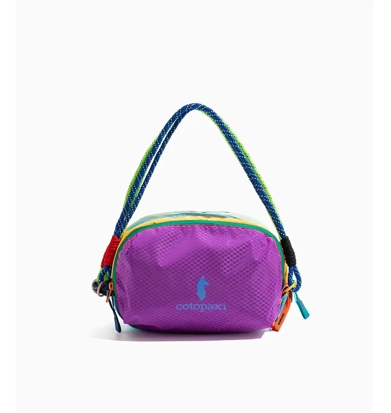 sac de rangement et de transport alpaca couleur dopamine, doté de trois compartiments principaux à fermeture éclair pour une séparation organisée. portable et réutilisable