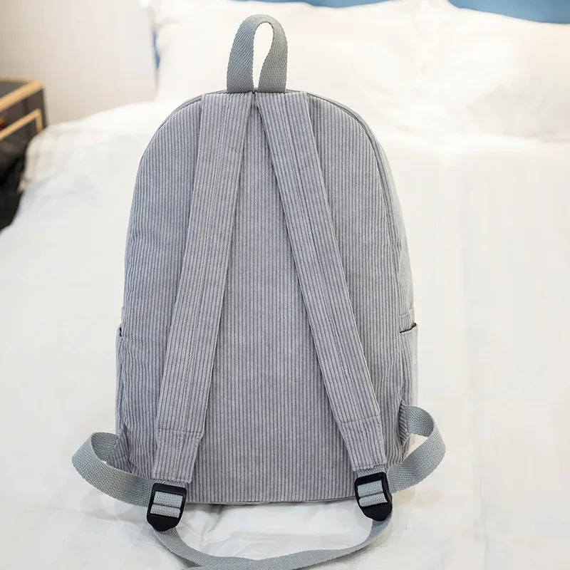 sac à dos unisexe en velours college wind light core, grande capacité, décontracté, pour étudiants, tendance, édition coréenne