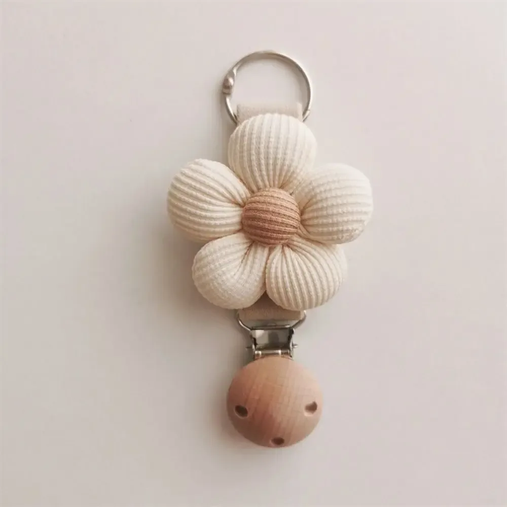 clip de chapeau à fleurs en coton anti-perte, clip en bois suspendu sur le sac, porte-chapeau de voyage, organisateur gadget por