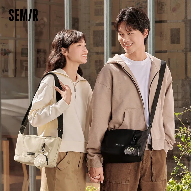 semir-sac à bandoulière pour homme, utilitaire d'extérieur, à la mode, nouvelle collection automne, pour couple, lettre, chimie, grande capacité