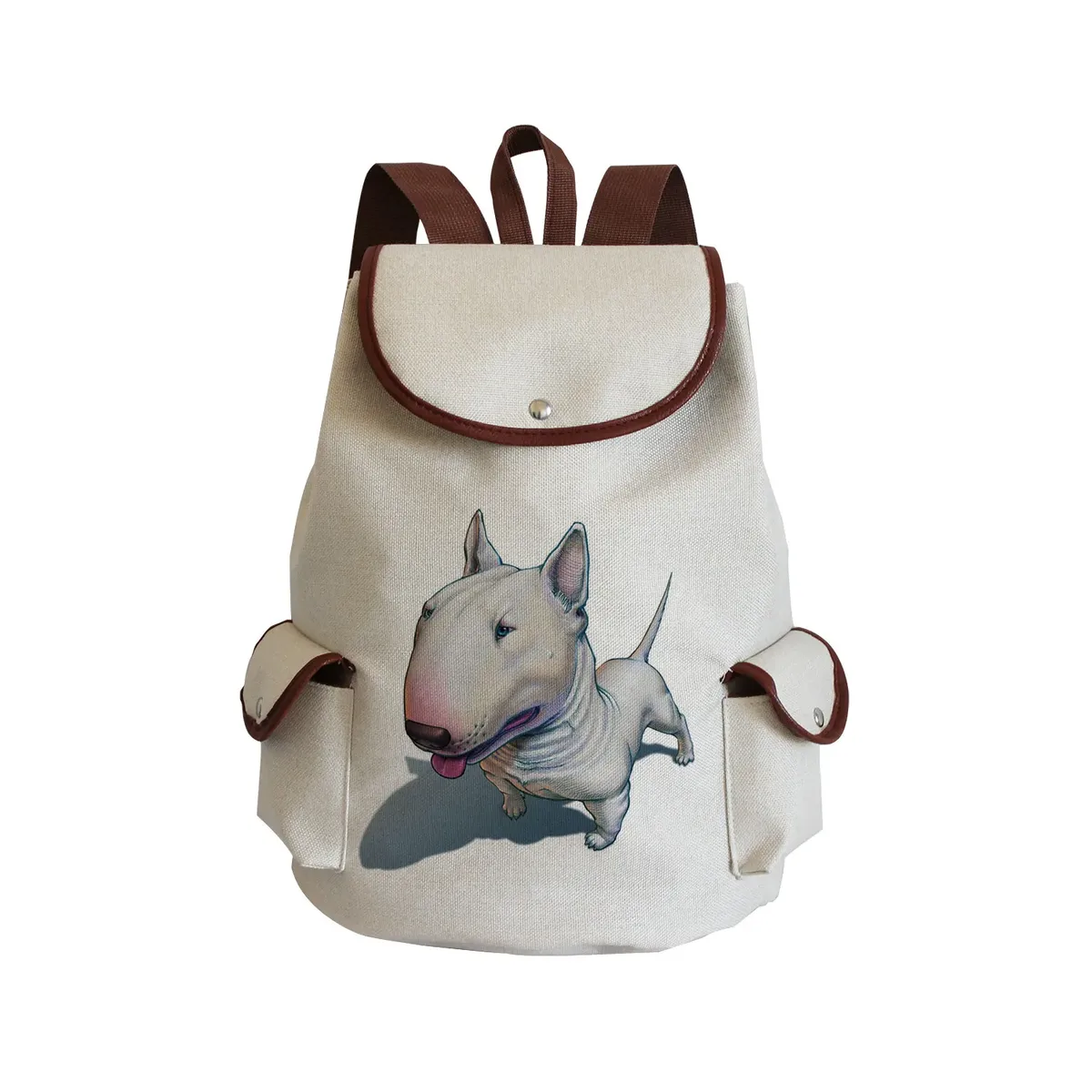 sac à dos personnalisé avec peinture à l'huile et imprimé de chien lévrier, sacoche de styliste durable pour shopping et voyage, accessoire d'extérieur décontracté pour femme