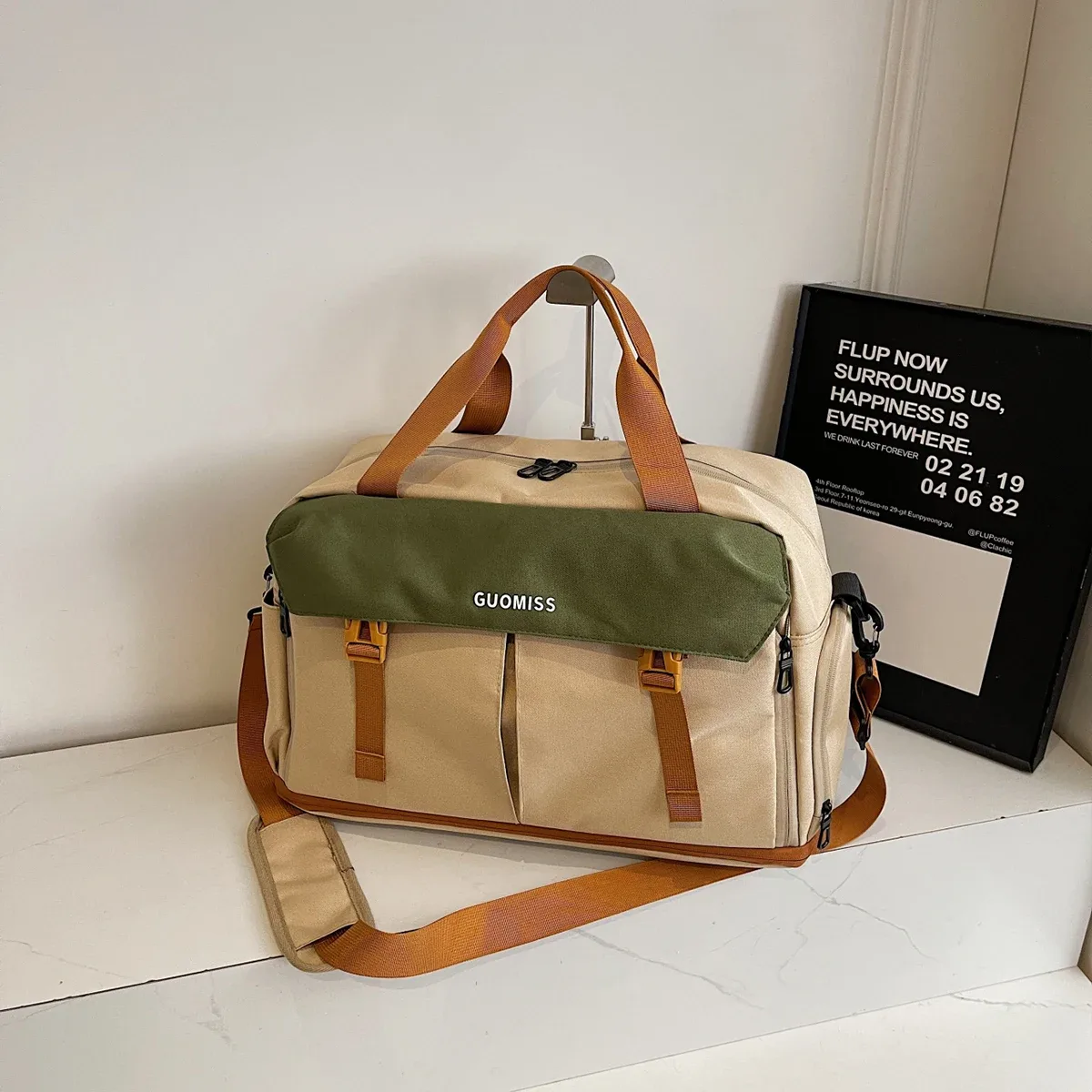 sac de fitness pour hommes, sac à bandoulière de séparation humide et sec, sac de voyage multifonctionnel à bandoulière, sac de natation d'entraînement pour femmes, grande capacité