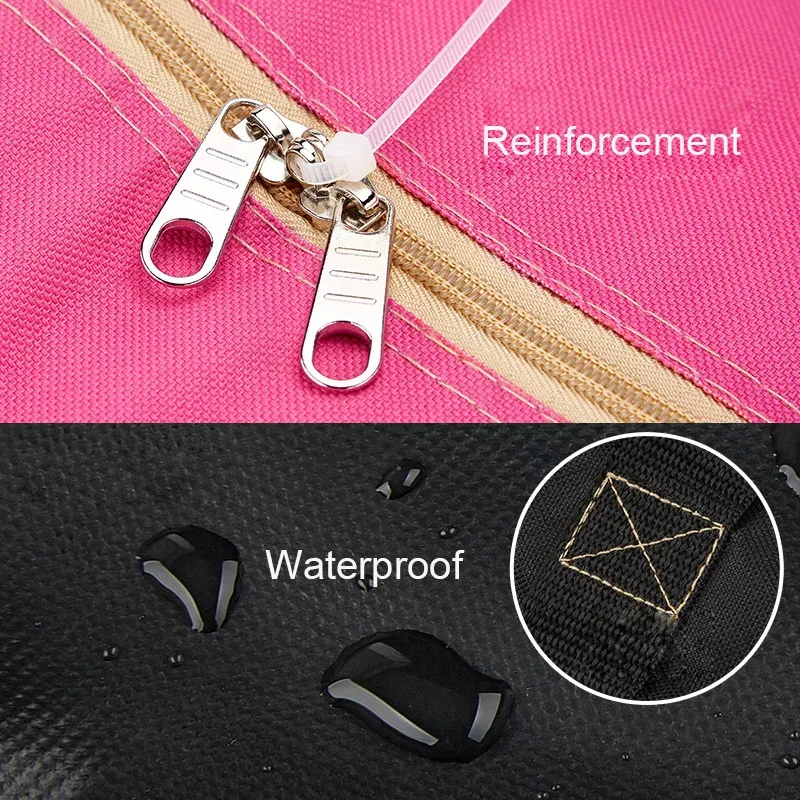 sacs de rangement de vêtements de voyage portables épais, sac à bagages de styliste étanche à fermeture éclair, sac à main pour maison mobile, paquet résistant à l'humidité