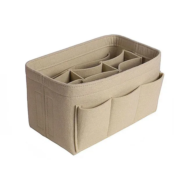 hhyukimi marque maquillage organisateur feutre insérer sac pour sac à main voyage intérieur sac à main portable sacs à cosmétiques adapté diverses marques sacs
