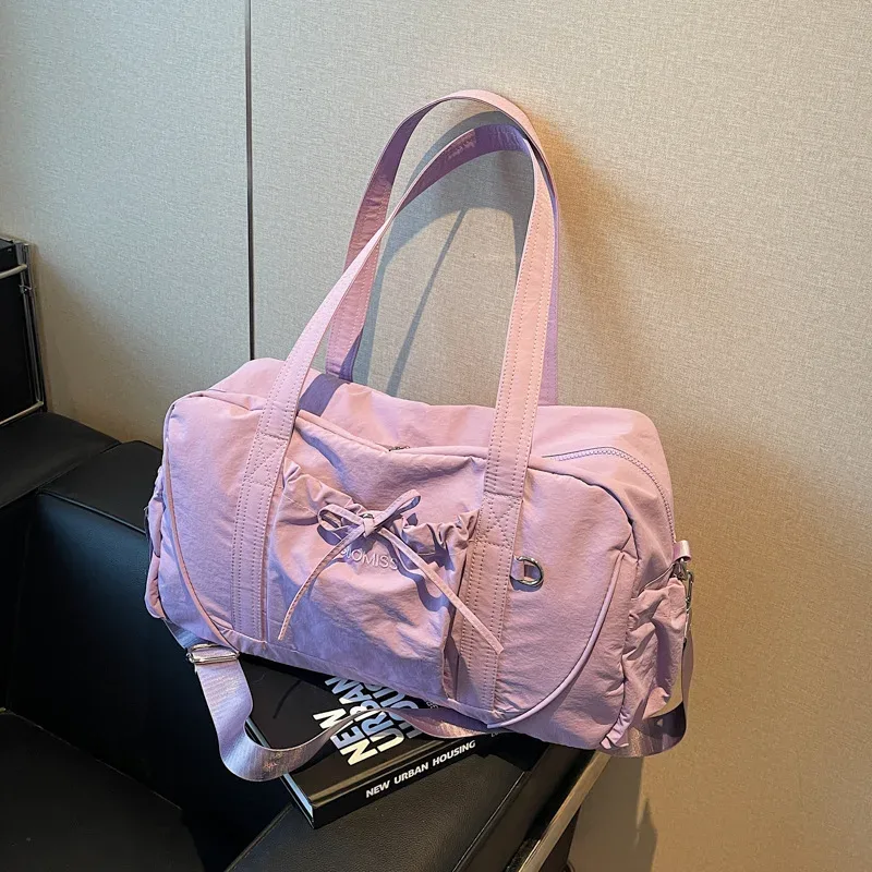 nouveau sac de voyage grande capacité épaule portable sac à bagages sac de rangement de voyage sacs d'embarquement sport fitness sacs pour femmes сумка