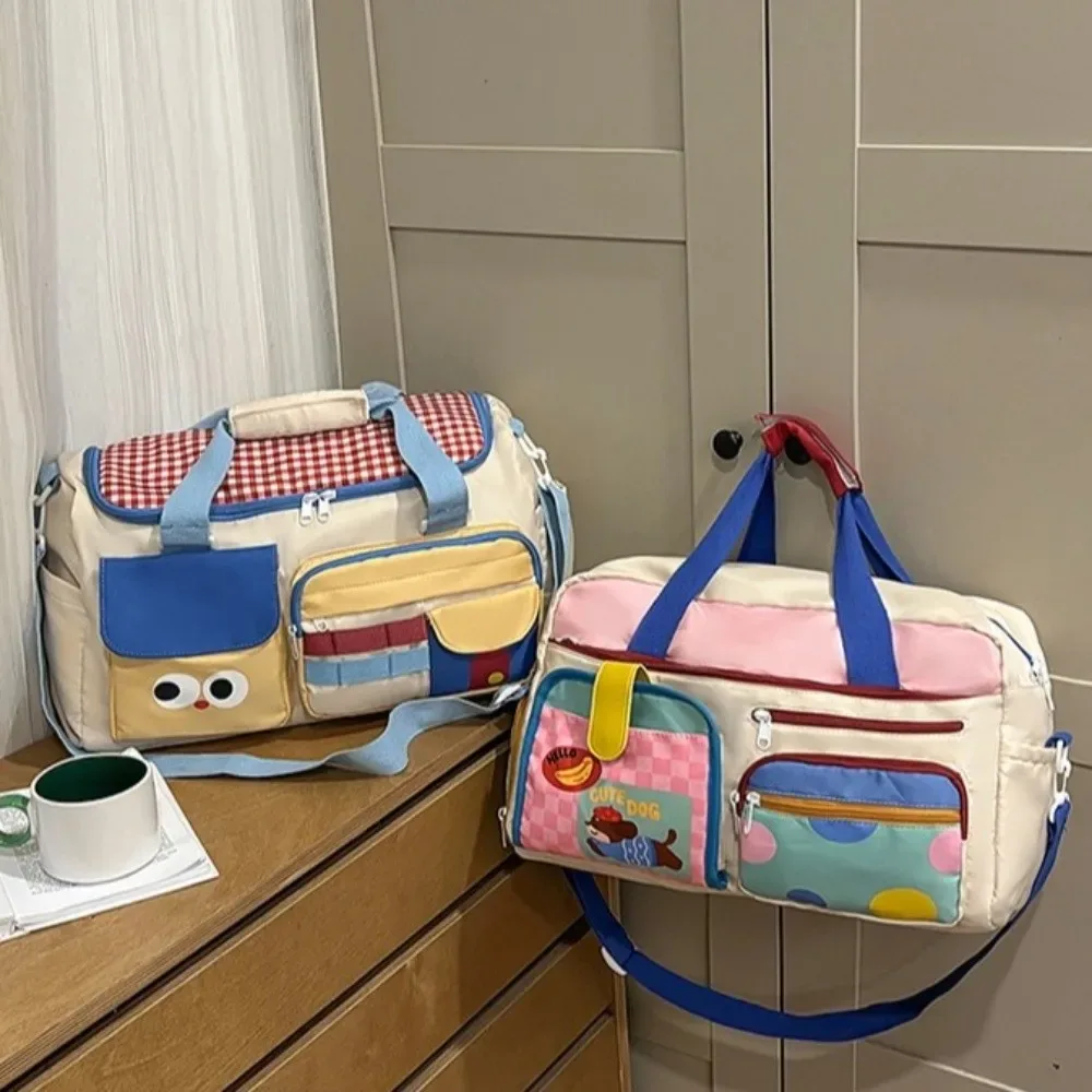 Nouveau sac de voyage en tissu Oxford, sac à main de maternité léger au Design mignon, sac de transport de grande capacité pour voyage de week-end
