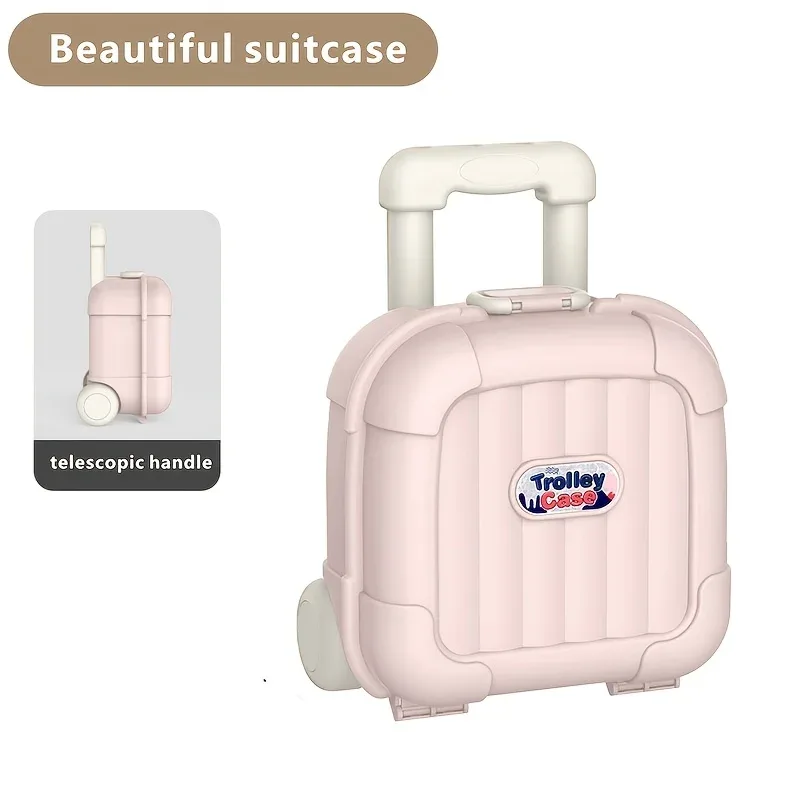 valise compacte et peu encombrante à roulettes universelles, portable pour les amis, les proches, les courts voyages en plein air, étui de transport et de rangement.