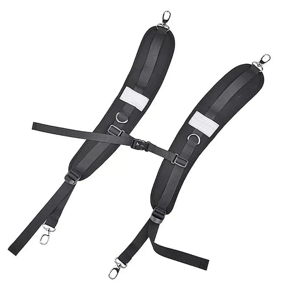 nouveau sangles de sac à dos noires, tissu oxford, absorption des chocs, sangle de remplacement, pièces de réparation, escalade, randonnée